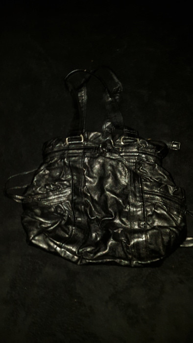 sac noir imitation cuir