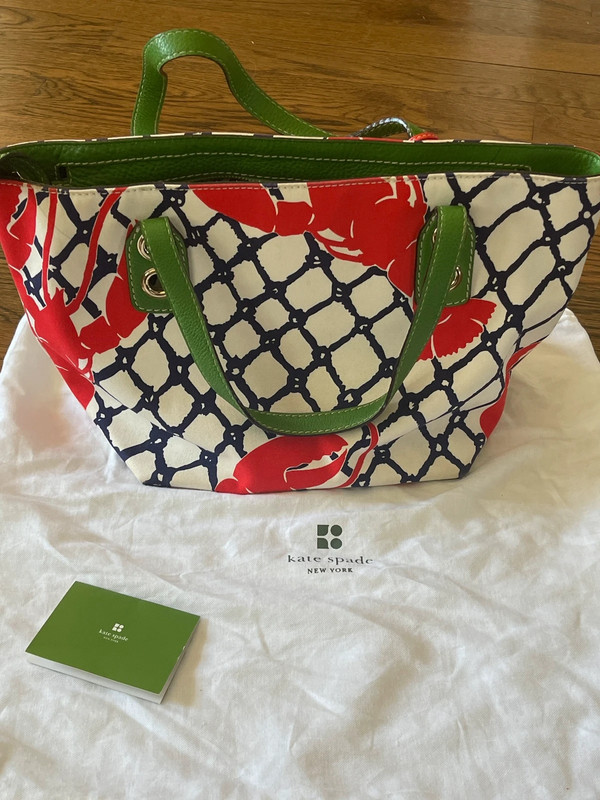 Kate Spade Cape Cod Lobster Print Handbag 5