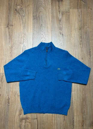 Sweat quart zip Lacoste bleu taille S homme, merk: Lacoste, staat: Heel goed, maat: S, € 30,00, € 32,20 inclusief Kopersbescherming