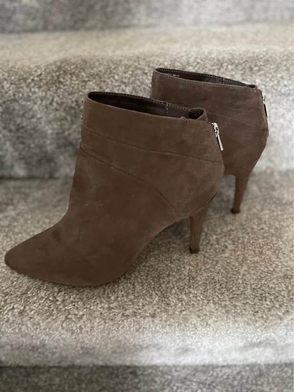 Mink suede 2025 ankle boots