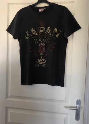 T-shirt Japan Rags gris foncé, marque: Japan Rags, état: Bon état, taille: M, 6,00 €, 7,00 € Protection acheteurs incluse