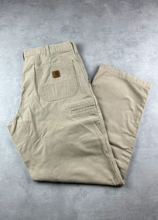 Pantalon carhartt B175 GKH single knee workwear baggy beige patiné vintage - Taille 36x32, marca: Carhartt, estado: Muy bueno, tamaño: W36 | ES 46, 35,00 €, 37,45 € Protección al comprador Pro incluida