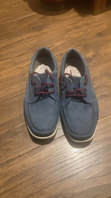 Clarks blue suede shoes | Vinted