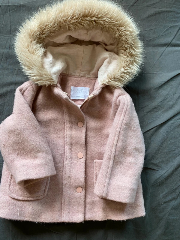 Manteau laine bébé fille