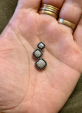 Pendentif en argent massif et zircons, marca: Argent, estado: Muito bom, €21.85, €23.64 inclui Proteção do Comprador Pro