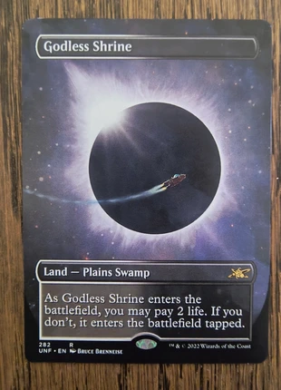 Godless shrine, MTG, Unfinity, Santuario senza Dio, marque: Magic: The Gathering, état: Comme neuf, 24,00 €, 25,90 € Protection acheteurs incluse