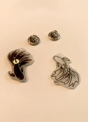 betta fish buttons, merk: Jujutsu Kaisen, staat: Heel goed, € 5,99, € 6,99 inclusief Kopersbescherming