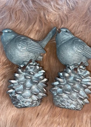 Zilveren vogeltjes met glitter nieuw, merk: hornbach, staat: Nieuw zonder prijskaartje, € 9,95, € 11,15 inclusief Kopersbescherming