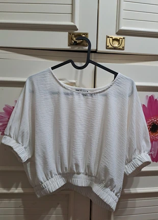 Top corto Zara – taglia M (vestibilità morbida), marque: Zara, état: Très bon état, taille: M / 38 / 10, 6,00 €, 7,00 € Protection acheteurs incluse