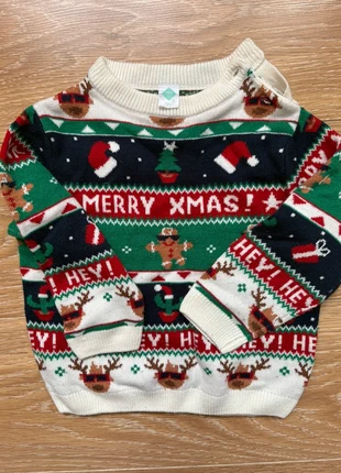 Pull Noël Tex 36M, brand: TEX, condizioni: Buone, taglia: 3 anni / 98 cm, €2.00, €2.80 include la Protezione acquisti