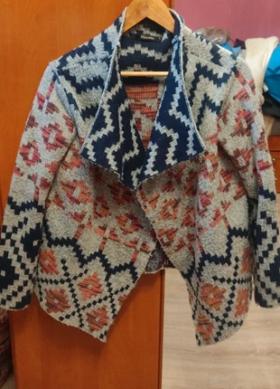 Chaqueta punto multicolor, merk: MISS TIC, staat: Heel goed, maat: M / 38 / 10, € 4,00, € 4,90 inclusief Kopersbescherming