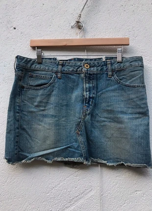 Mini jupe en jean, marca: Vintage, estado: Muy bueno, tamaño: XXXL / 46 / 18, 10,00 €, 11,20 € Protección al comprador incluida