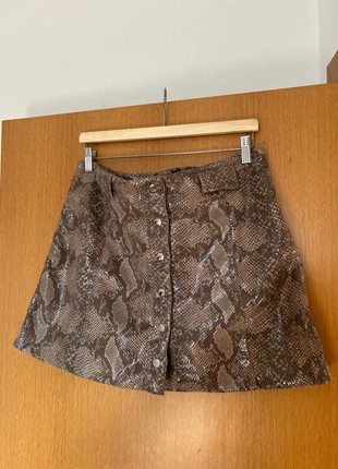 Falda con estampado de serpiente, marque: IVIVI, état: Neuf sans étiquette, taille: XL / 42 / 14, 6,00 €, 7,00 € Protection acheteurs incluse