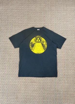 Vintage Pyramid T-shirt Graphic Tee Black Yellow Medium, brand: Fruit of the Loom, condition: Very good, size: M, €22.00, €23.80 includes Buyer Protection