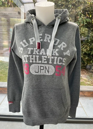 Sweat à capuche femme Superdry gris taille M 38 65% coton bon état, marque: Superdry, état: Bon état, taille: M / 38 / 10, 22,00 €, 23,80 € Protection acheteurs (Pro) incluse