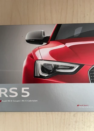 Brochure Audi RS5 Coupé/Cabriolet, merk: Audi, staat: Heel goed, € 10,00, € 11,20 inclusief Kopersbescherming