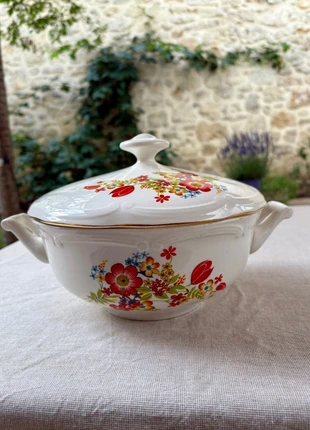 Soupière faïence de GIEN modèle Riviera, marca: Gien, estado: Muy bueno, 20,00 €, 21,70 € Protección al comprador Pro incluida