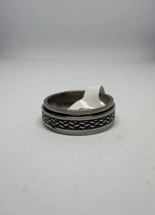 🔥 Bague acier inoxydable motif tressé – Style Viking / Streetwear / Minimaliste 🖤, état: Neuf sans étiquette, taille: 19,8 mm, 3,30 €, 4,17 € Protection acheteurs (Pro) incluse