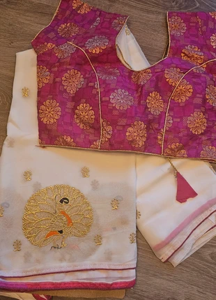 Saree avec blouse, brand: saree, condizioni: Nuovo con cartellino, taglia: M / IT 42 / EU 38, €35.00, €37.45 include la Protezione acquisti