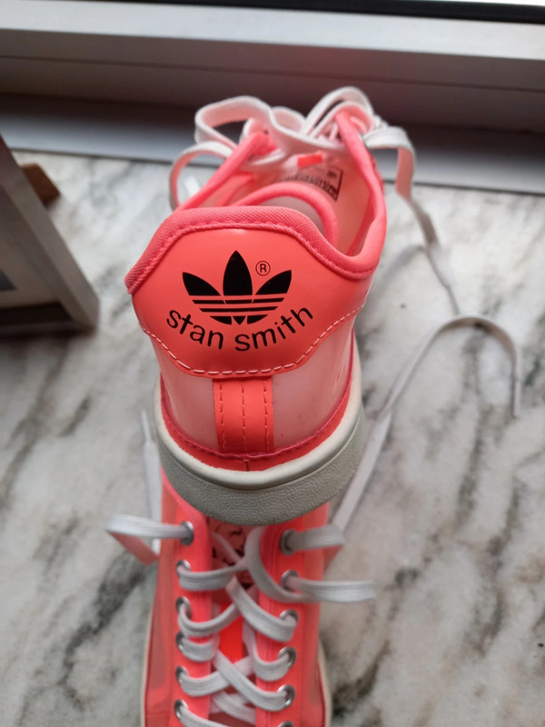 Adidas doorzichtige roze sneakers Stan Smith Vinted