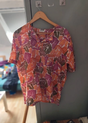 Vintage linen top, brand: Vintage, condition: Very good, size: M / 38 / 10, €10.00, €11.20 includes Buyer Protection