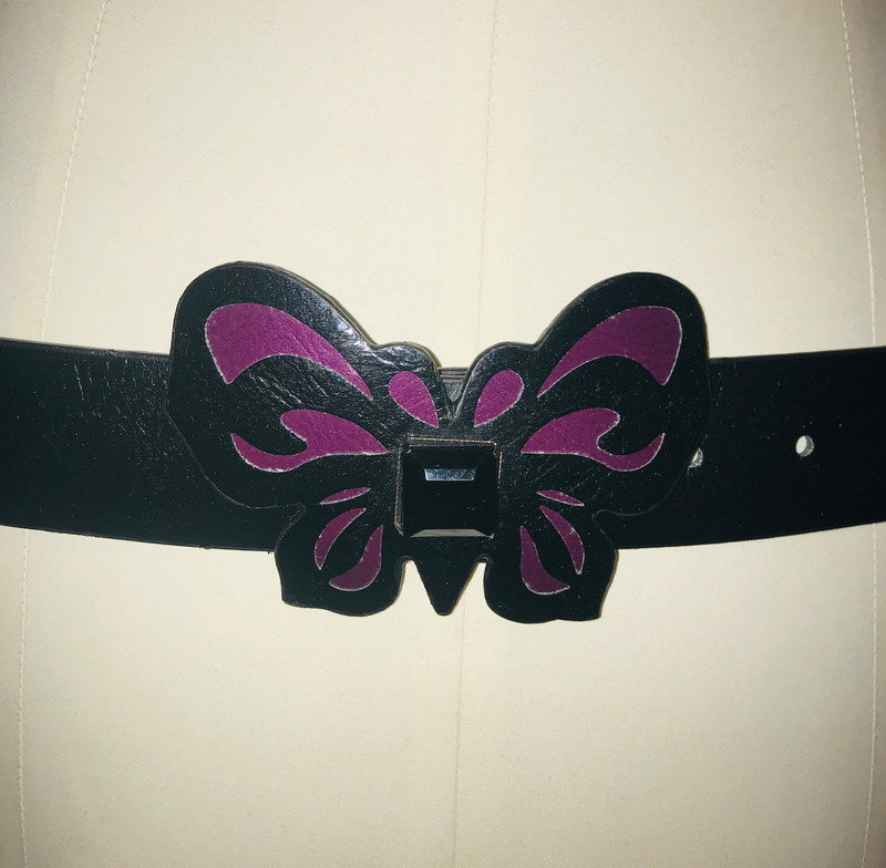 Ceinture boucle papillon 2