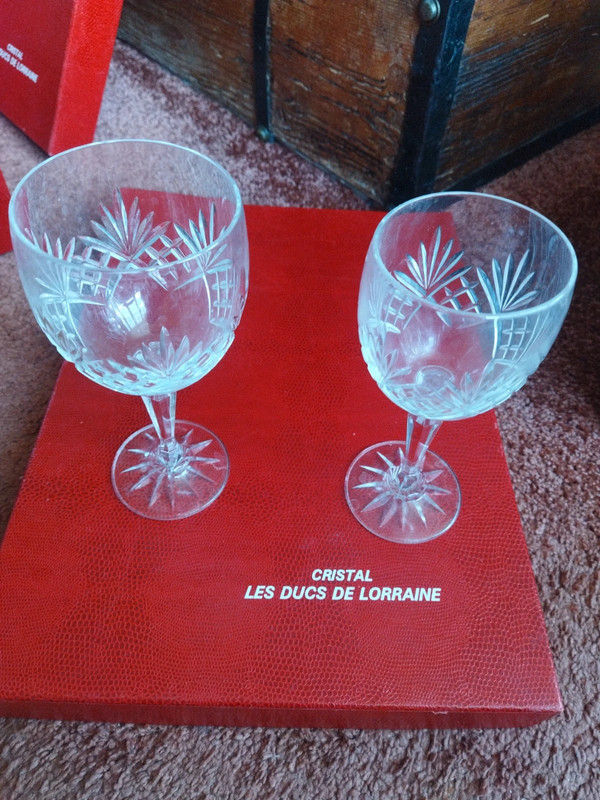 2 Coffrets verres à vin et verres à pied cristal Les Ducs de Lorraine 5