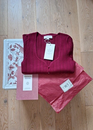 Gilet Alby Femme Sézane – Cerise – Taille M – Neuf avec Étiquette 🏷, brand: Sézane, condition: New with tags, size: M / 38 / 10, €115.00, €121.45 includes Buyer Protection