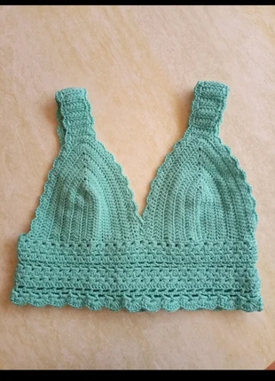 Top a crochet, staat: Nieuw zonder prijskaartje, maat: Universele maat, € 12,00, € 13,30 inclusief Kopersbescherming