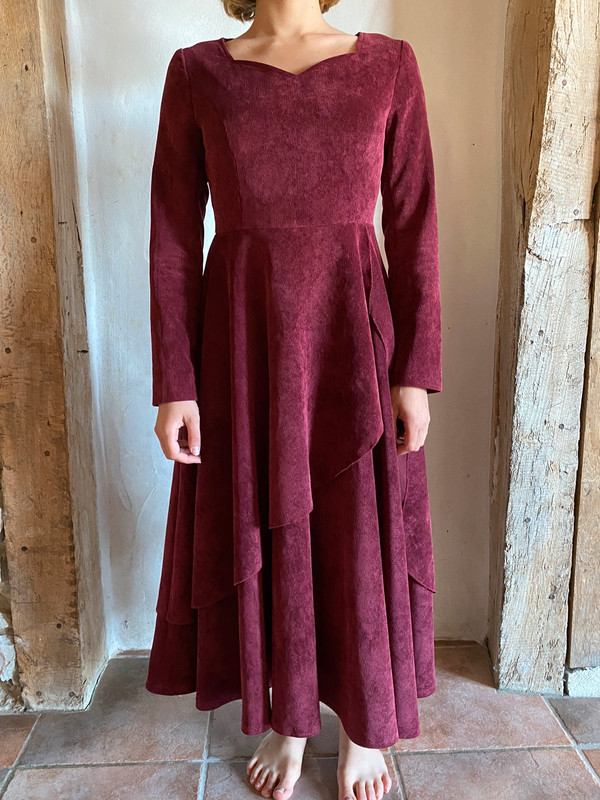 Robe d hiver Bordeaux Vinted