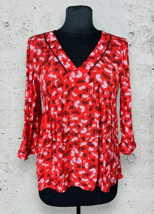 Blouse Promod Rouge Blanc et Noir ( L / 40 / 12 ), merk: Promod, staat: Heel goed, maat: L / 40 / 12, € 3,00, € 3,85 inclusief Kopersbescherming Pro