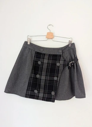 Mini jupe taille basse asymétrique à carreaux année 2000, brand: Cache Cache, condizioni: Ottime, taglia: XL / IT 46 / EU 42, €13.00, €14.35 include la Protezione acquisti