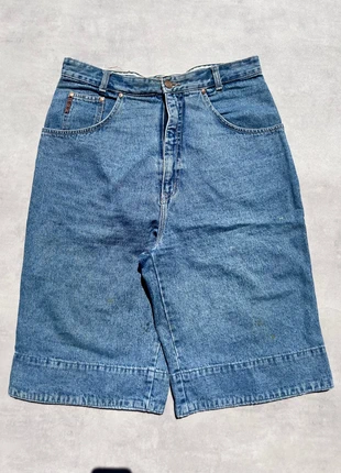 Jorts short en jean baggy bleu coupe large style skateur vintage Y2K, brand: Vintage Dressing, condizioni: Ottime, taglia: M, €29.99, €32.19 include la Protezione acquisti