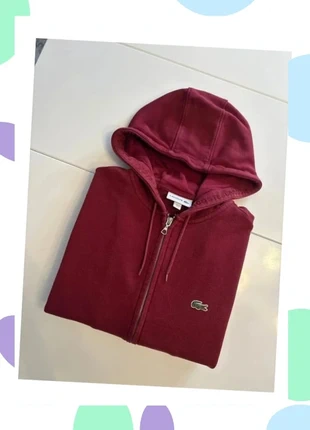 Veste à capuche Lacoste – Rouge bordeaux – Taille S – Très bon état (9/10), brand: Lacoste, condition: Very good, size: S, €38.00, €40.60 includes Buyer Protection