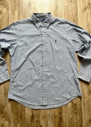 Chemise Ralph Lauren rayée bleue et blanche taille XL logo brodé coupe bien, marke: Ralph Lauren, zustand: Sehr gut, größe: XL, 30,00 €, 32,20 € inklusive Vinted-Käuferschutz