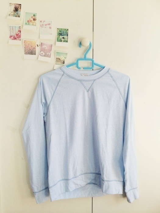 Sweatshirt bleu pastel gap 2