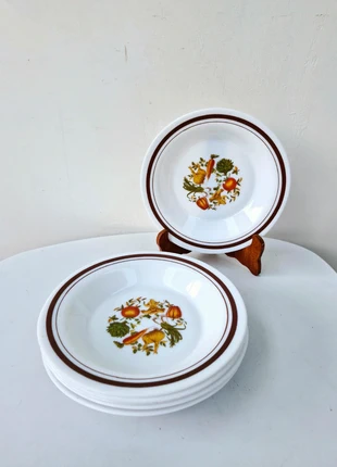 6 Assiettes Creuses Vintage Arcopal Décor Couleurs D'Automne, marca: Arcopal, estado: Muy bueno, 36,00 €, 38,50 € Protección al comprador incluida