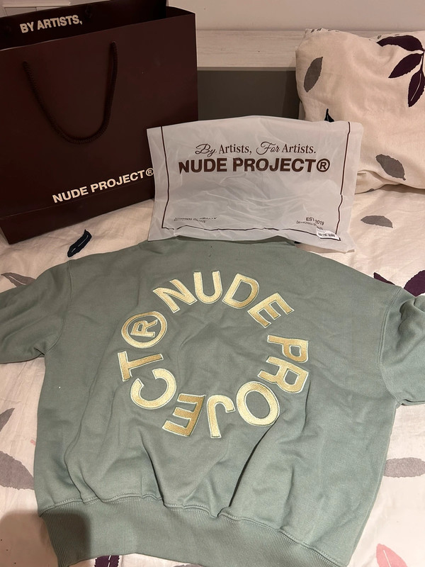 Sudadera nude project verde 2