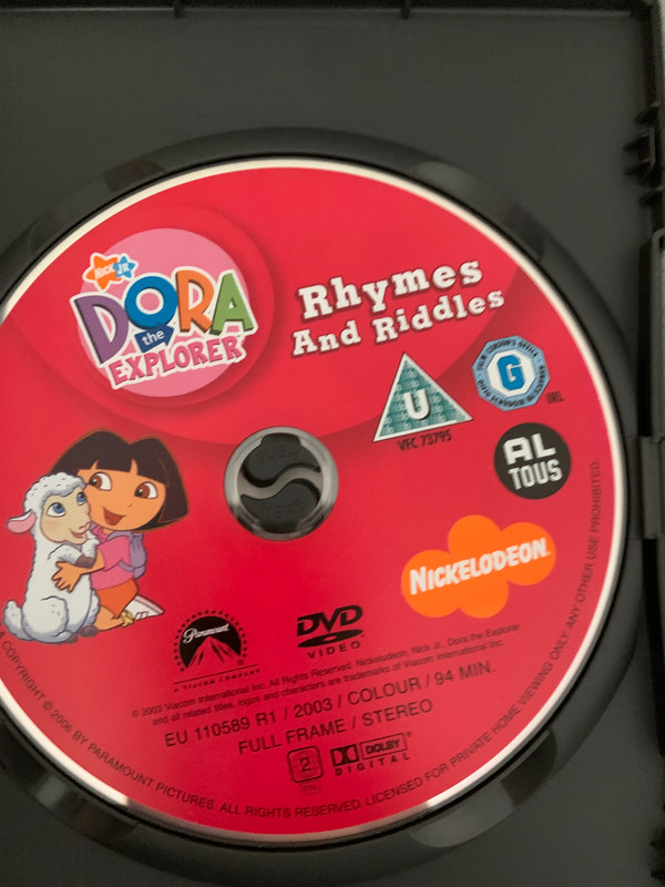 Dora The Explorer Rhymes And Riddles Dvd