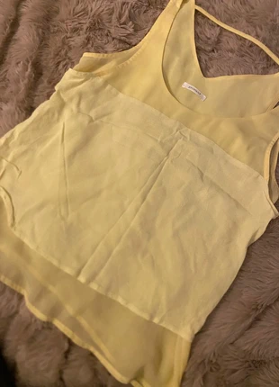 Débardeur jaune pastel S Promod, marque: Promod, état: Très bon état, taille: S / 36 / 8, 3,00 €, 3,85 € Protection acheteurs incluse