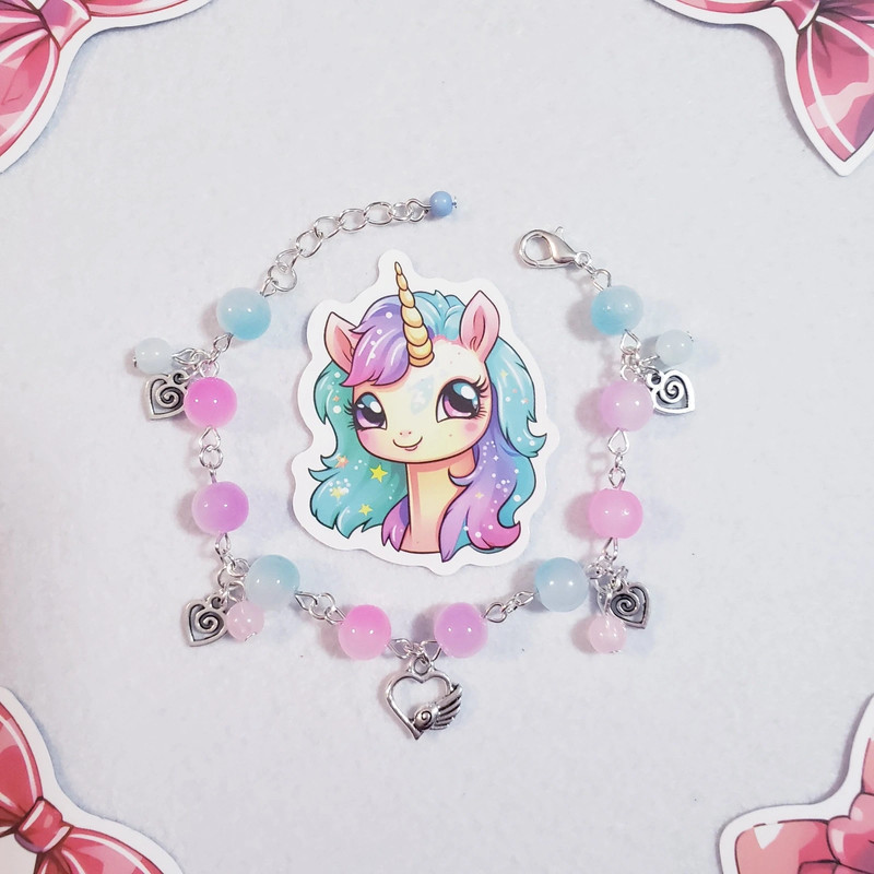 Cotton Candy Bracelet 1