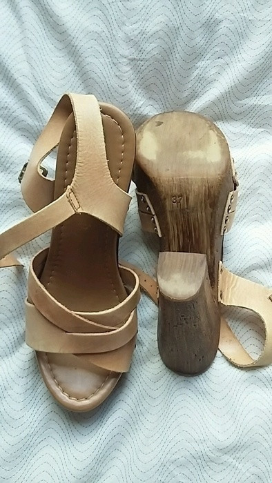 Sandales à talons Texto couleur camel 4