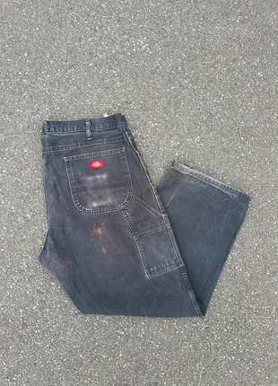 Pantalon dickies single knee workwear noir délavé baggy vintage - Taille 42x32, brand: Dickies, condition: Very good, size: W42, €25.00, €26.95 includes Buyer Protection Pro