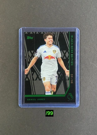 Daniel James Topps Premier League 2025-26 Black Edge Edition Numbered 08/99 Leeds United #BE-49, merk: Topps, staat: Nieuw zonder prijskaartje, € 3,99, € 4,89 inclusief Kopersbescherming
