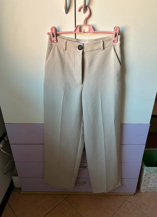 Pantaloni eleganti color panna, marke: Primark, zustand: Neu, größe: S / 36 / 8, 5,00 €, 5,95 € inklusive Vinted-Käuferschutz