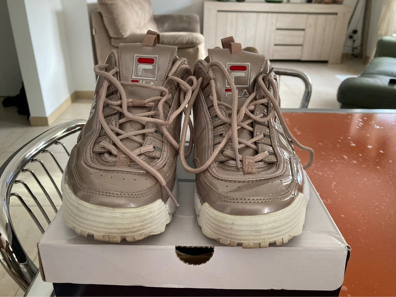 Scarpe fila top rosa gold