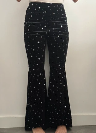 velvet flare pants, merk: Cider, staat: Nieuw zonder prijskaartje, maat: S / 36 / 8, € 14,00, € 15,40 inclusief Kopersbescherming