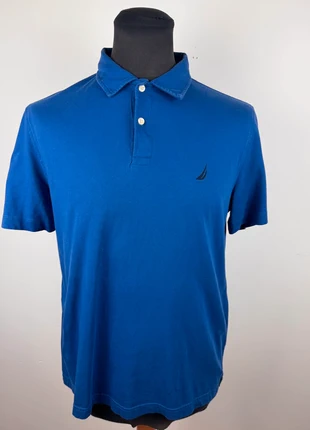 Polo bleu Nautica logo noir brodé taille M, brand: Nautica, condition: Very good, size: M, €7.99, €9.09 includes Buyer Protection Pro