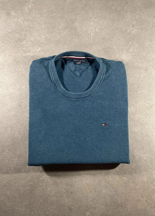 Pull Vintage léger Tommy Hilfiger bleu - Taille L, marca: Tommy Hilfiger, estado: Muito bom, tamanho: L, €12.99, €14.34 inclui Proteção do Comprador