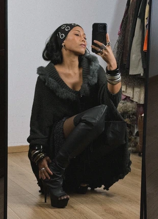 Vintage granny panciotto double use vintage style goth, brand: y2k, condizioni: Ottime, taglia: Taglia unica, €33.50, €35.88 include la Protezione acquisti